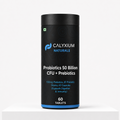 Probiotics 50 Billion CFU + Prebiotics, 20 Probiotic Strains, 60 Capsules